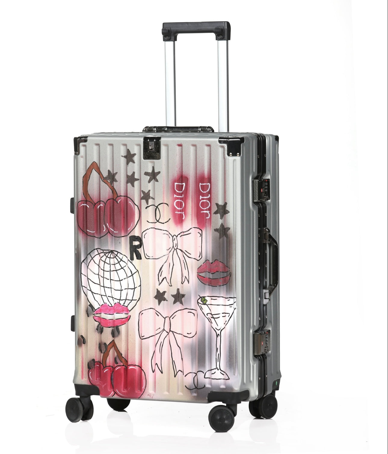 Coquette suitcase- Medium 24”